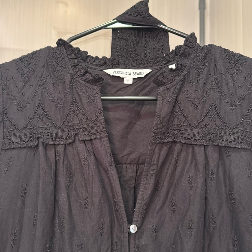 Veronica Beard- Chrisjen Cotton Eyelet Dress